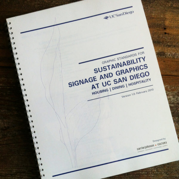UCSD LEED Signage Manual
